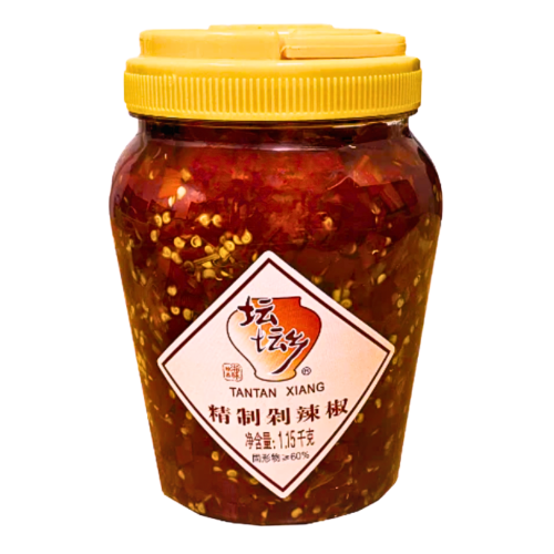 TanTan Xiang Chopped Red Chilli 1.15kg-壇壇鄉精制剁辣椒-1_15kg-PRE523
