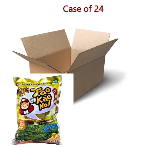 Tao Kae Noi Crispy Seaweed - Wasabi-小老板日本紫菜 - 山葵味-32g-SNACTKN125-24