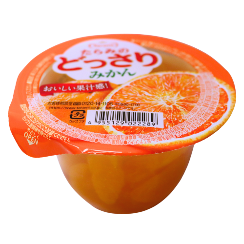 Tarami No Dossari Fruit Jelly with Nata De Coco Orange Dessert-Tarami 日本椰果橘子果凍-230g-DES300B