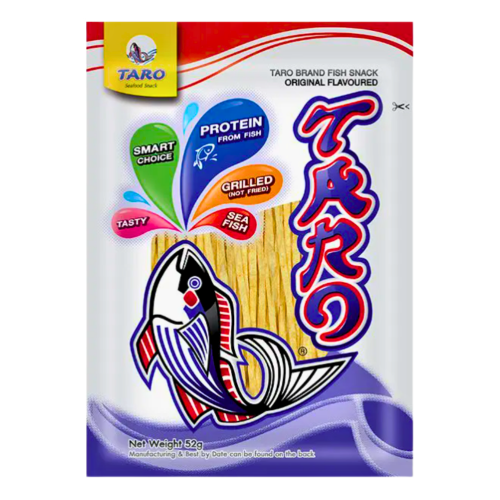 갤러리 뷰어에 이미지 로드, Taro Fish Snack - Original-泰國原味魚香絲-52g-SNACTA301
