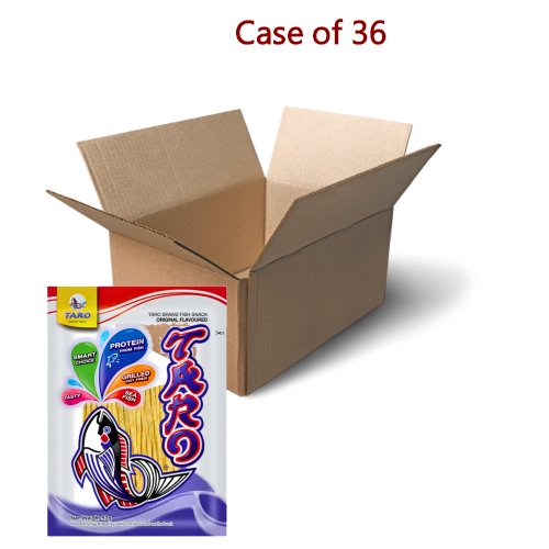 갤러리 뷰어에 이미지 로드, Taro Fish Snack - Original-泰國原味魚香絲-52g-SNACTA301-36

