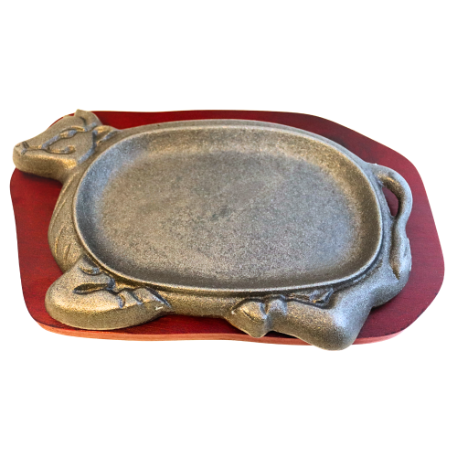 Teppanyaki Sizzling Dish Cow Shape-牛形鐵板燒-1pcs-KITEQ504