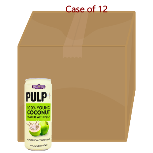 Tiger Tiger 100% Coconut Juice with Pulp 320ml-泰國果肉椰子汁-320ml-DRITT203-12