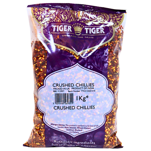 Tiger Tiger Crushed Chilli-雙虎牌辣椒碎-1kg-SPITT102