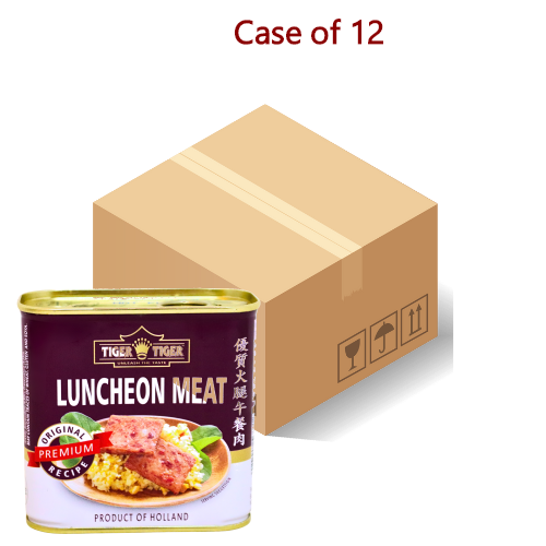 Tiger Tiger Pork Luncheon Meat-優質火腿午餐肉-340g-HAM207-12