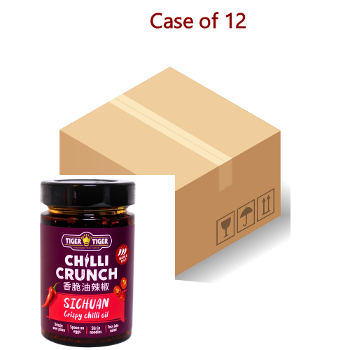 Tiger Tiger Sichuan Crispy Chilli Oil-雙虎牌四川香辣脆辣椒油-170g-CHITT104-12