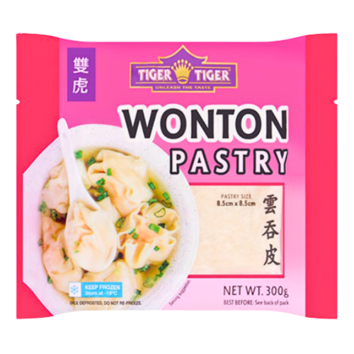 Tiger Tiger Wonton Pastry-雙虎牌雲吞皮-300g-WRAP313