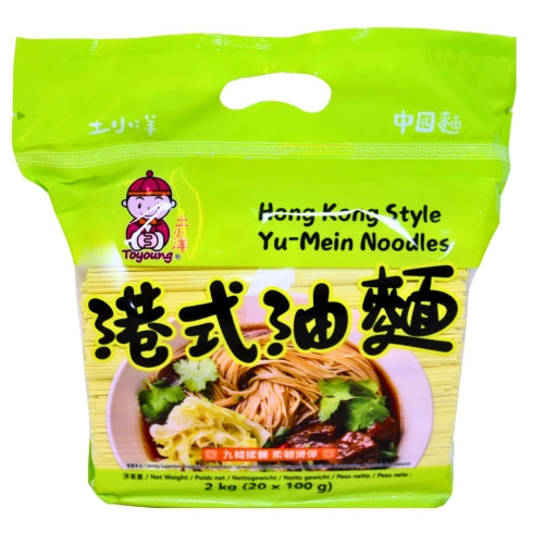 ToYoung HK Style Yu Mein Noodles-土小洋牌港式油麵-2kg-DNOOTOY106