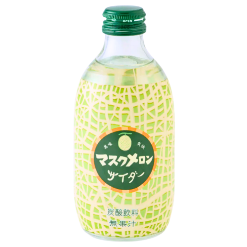Tomomasu Melon Soda-Tomomasu 哈密瓜味汽水-300ml-DRITOM105