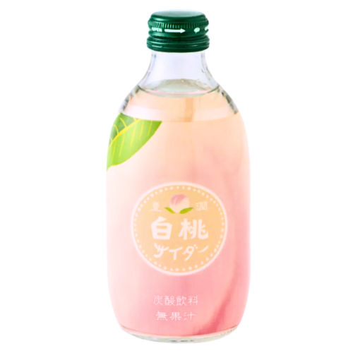 Tomomasu White Peach Soda-Tomomasu 白桃味汽水-300ml-DRITOM103