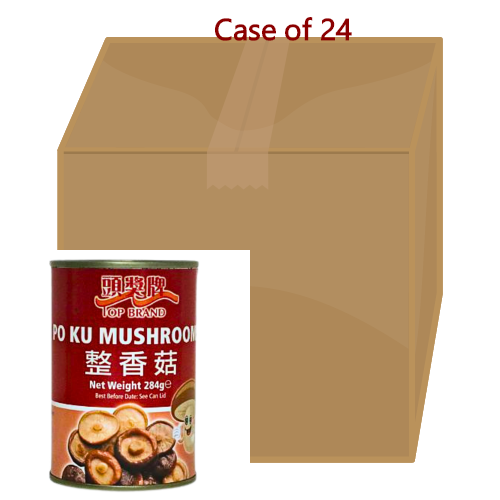 Tải hình ảnh vào trình xem Thư viện, Top Brand Po Ku Mushroom-頭獎牌整香菇-284g-MSH211-24
