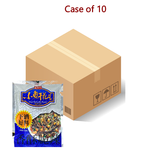 Triko Foods Dried Fish with Peanut-盛香珍小魚干花生-80g-SNACTR202-10