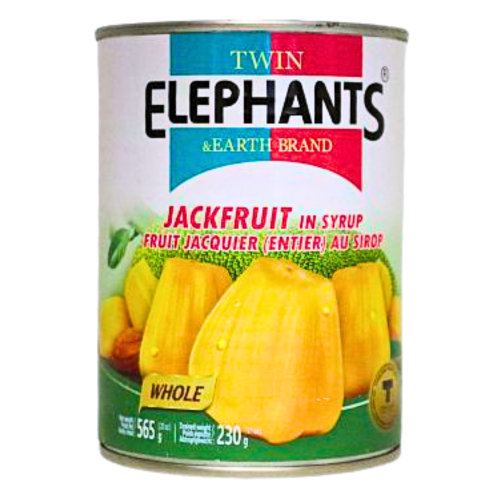 Twin Elephants Jackfruit in Syrup-糖水菠蘿蜜-565g-TFRU302