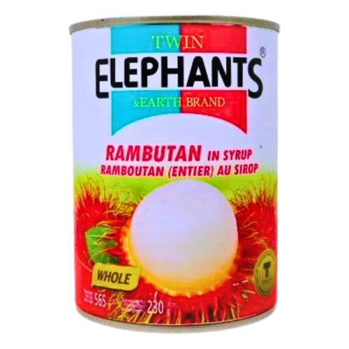 Twin Elephants Rambutan in Syrup-糖水紅毛丹-565g-TFRU305