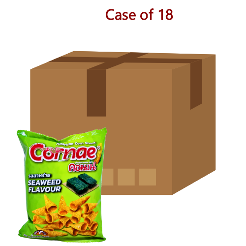 将图像加载到图库查看器中， UF Cornae American Corn Snack - Seaweed Flavour-康玲玉米卷-海苔味-48g-SNACCN104-18
