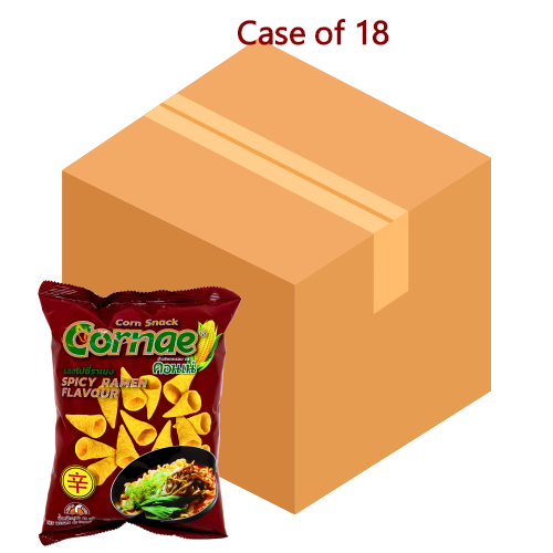 ギャラリービューアに画像を読み込む、UF Cornae American Corn Snack - Spicy Ramen Flavour-康玲玉米卷-辣拉麵味-48g-SNACCN106-18
