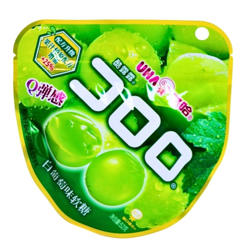 UHA Kororo Soft Candy (White Grape Flavour)-悠哈-白葡萄味軟糖-52g-CANUHA302