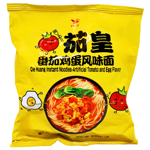 Unif QH Instant Noodle-Tomato Egg Flavour-統一茄皇雞蛋麵-122g-INU108