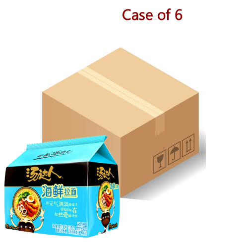 将图像加载到图库查看器中， Unif Soup Daren - Seafood Ramen-統一湯達人 海鮮拉麵-5_113g-INU207-6
