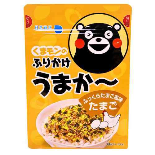 Ura Kumamon's Egg & Sesame Bibimbap Rice Mix-熊本熊雞蛋芝麻香鬆 拌飯料-25g-JPN651