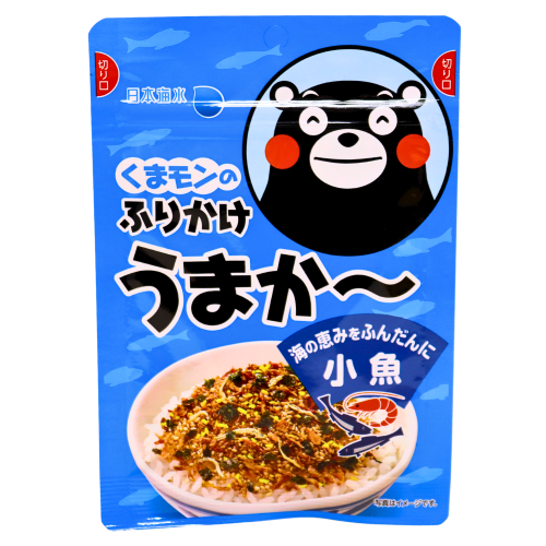 Ura Kumamon's Furikake Sweet and Spicy Sardine Flavour Sesame Rice Mix-熊本熊甜辣沙丁魚粒風味芝麻拌飯料-25g-JPN650