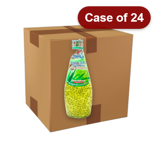 Load image into Gallery viewer, V-Fresh Pandan Drink with Basil Seed-泰國明列子香蘭汁-290ml-DRIVF101-24
