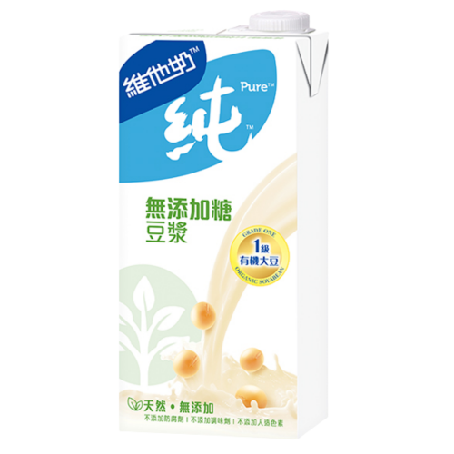 將圖片載入到圖庫檢視器中， Vita Pure Soy Bean Extract - No Sugar Added-維他純豆奶(無添加糖)-1ltr-DRIV123
