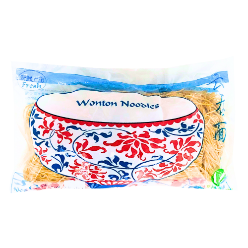 WF Fresh Wonton Noodles (Thin)-環球雲吞幼面-400g-FNOOWF104