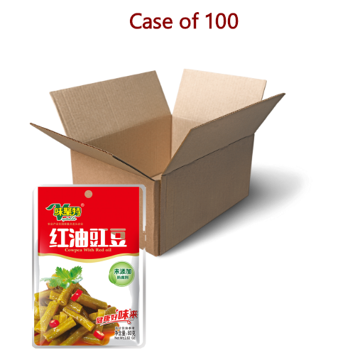 WJT Crisp Cowpea with Red Oil-味聚特紅油豇豆-80g-PRE944-100