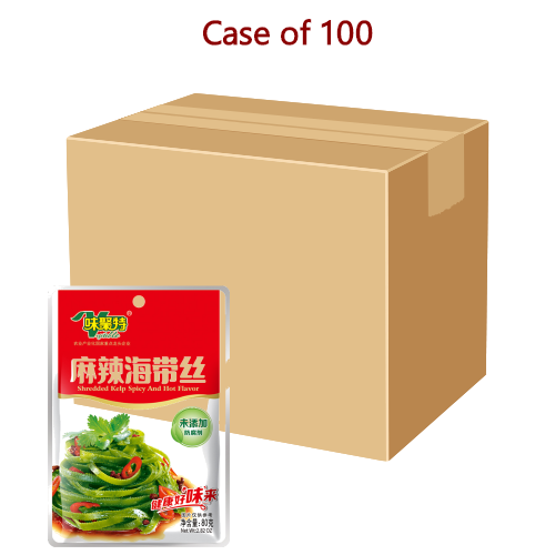 โหลดรูปภาพเข้าสู่ตัวดูแกลเลอรี, WJT Spicy And Hot Shredded Kelp-味聚特特級麻辣海帶絲-80g-PRE633-100
