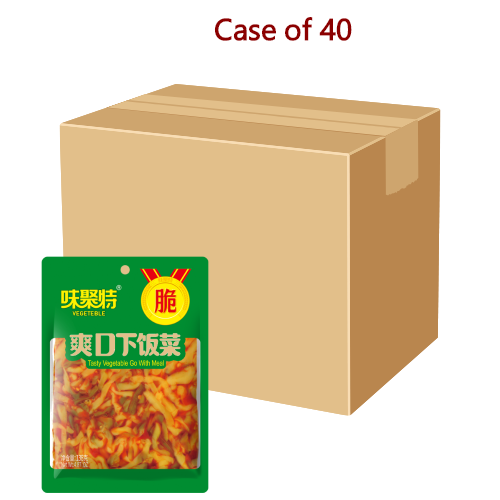 WJT Vegatable Go with Meal (Preserved Vegetables)-味聚特爽口下飯菜-138g-PRE670-40