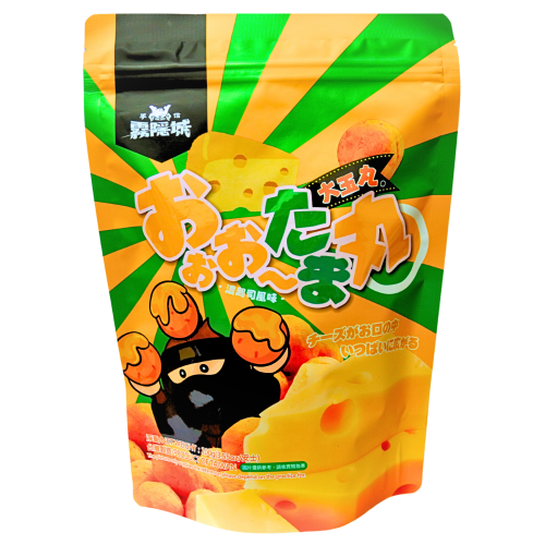 WYC Puffed Ball- Cheese-霧隱城大玉丸-濃起司-100g-SNACWYC102