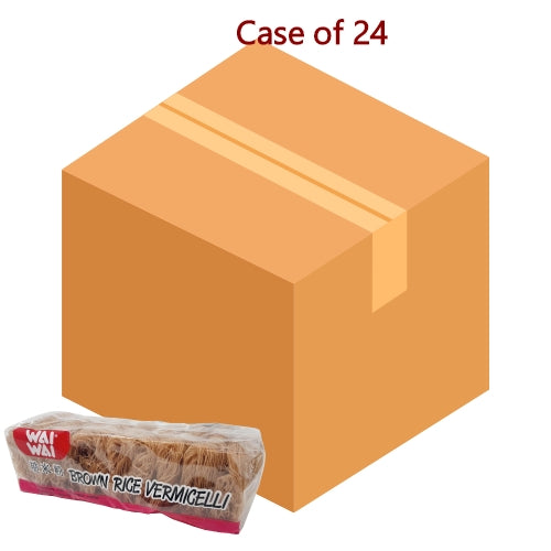 Load image into Gallery viewer, Wai Wai Brown Rice Vermicelli-威威泰國糙米粉-500g-DNOOW402-24
