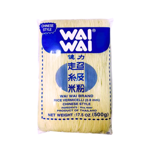 Wai Wai Vermicelli (Chinese Style 0.8mm) - Blue-健力超級米粉(藍色)-500g-NOO329