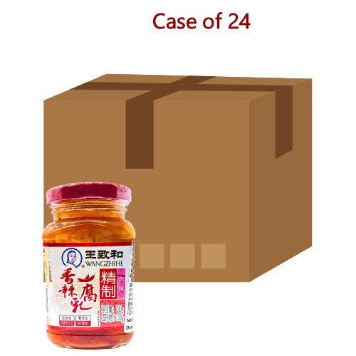 갤러리 뷰어에 이미지 로드, WangZhiHe Fermented Bean Curd with Chilli-王致和香辣腐乳-240g-BCURD204-24
