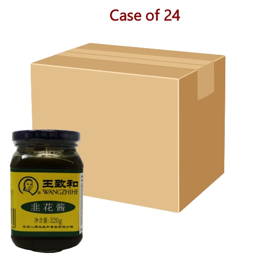 WangZhiHe Leek Flower Sauce-王致和韭菜醬-320g-SAUWZH101-24
