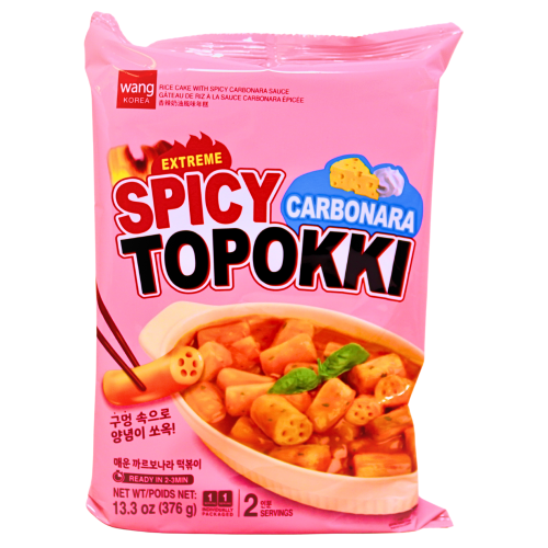 Wang Rice Cake with Spicy Sauce (Carbonara Tteobokki)-韓式辣味奶油炒年糕-376g-INWA103
