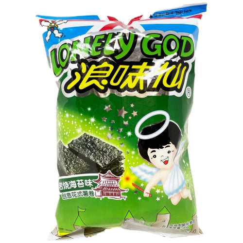Want Want Lonely God Potato Twists - Seaweed-旺旺浪味仙花式薯卷-岩燒海苔味-70g-SNACWW102
