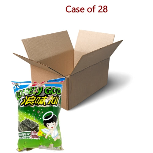 Want Want Lonely God Potato Twists - Seaweed-旺旺浪味仙花式薯卷-岩燒海苔味-70g-SNACWW102-28