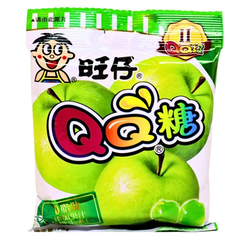 Want Want QQ Gummy (Apple Flavour)-旺仔QQ糖青蘋果味-70g-CANWW107A