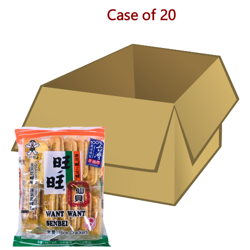 Load image into Gallery viewer, Want Want Senbei Rice Crackers-旺旺仙貝-112g-BISWW106-20
