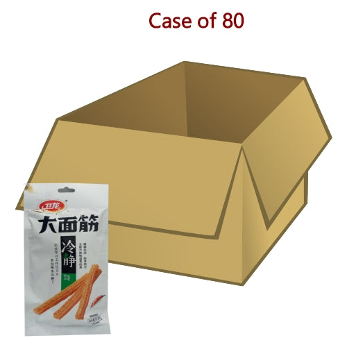 โหลดรูปภาพเข้าสู่ตัวดูแกลเลอรี, WeiLong Hot Spicy Gluten Slice-衛龍大麵筋-香辣味(白袋)-65g-SNACWL211-80
