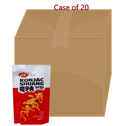 갤러리 뷰어에 이미지 로드, WeiLong Konjac Strips - Spicy-衛龍魔芋爽-香辣-252g-SNACWL222A-20
