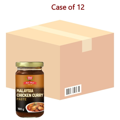Woh Hup Malaysian Curry Chicken Sauce-和合馬來西亞咖喱雞醬-190g-PASTE572-12