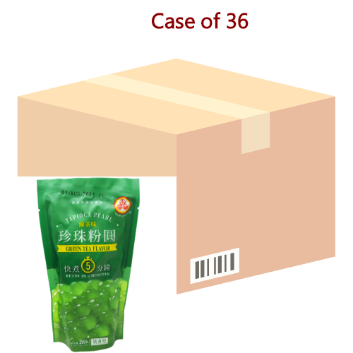 โหลดรูปภาพเข้าสู่ตัวดูแกลเลอรี, WuFuYuan Tapioca Pearl - Green Tea-五福圓珍珠粉圓- 綠茶味-250g-TAP112-36
