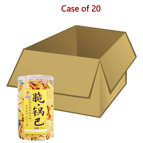 WuMingXiaoZu Rice Crackers - Cheese-無名小卒脆鍋巴-芝士味-210g-SNACWM104-20