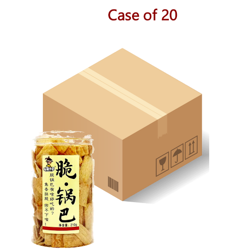 โหลดรูปภาพเข้าสู่ตัวดูแกลเลอรี, WuMingXiaoZu Rice Crackers - Original-無名小卒脆鍋巴-原味-210g-SNACWM101-20
