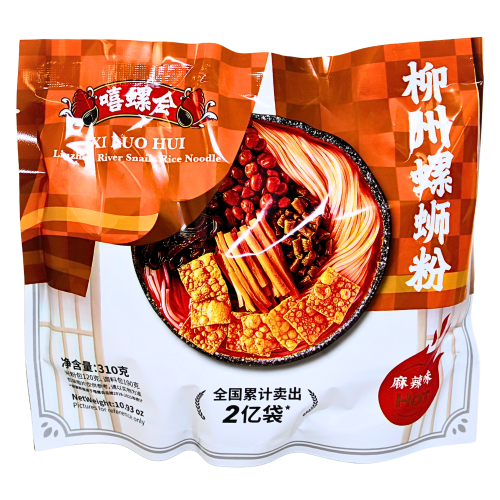 XLH Snails Rice Noodles (Spicy)-嘻螺會-麻辣味螺螄粉-310g-INXLH106