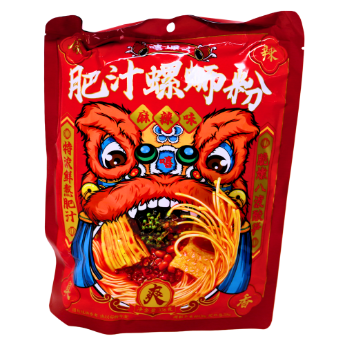 XLH Snails Rice Noodles - Spicy-嘻螺會肥汁螺螄粉 - 麻辣味-338g-INXLH102