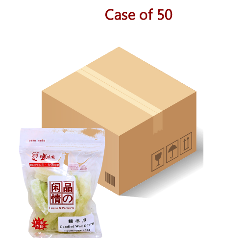 将图像加载到图库查看器中， XXSP Candied Wax Gourd (Winter Melon)-休閑食品糖冬瓜條-250g-CANFSY102-50
